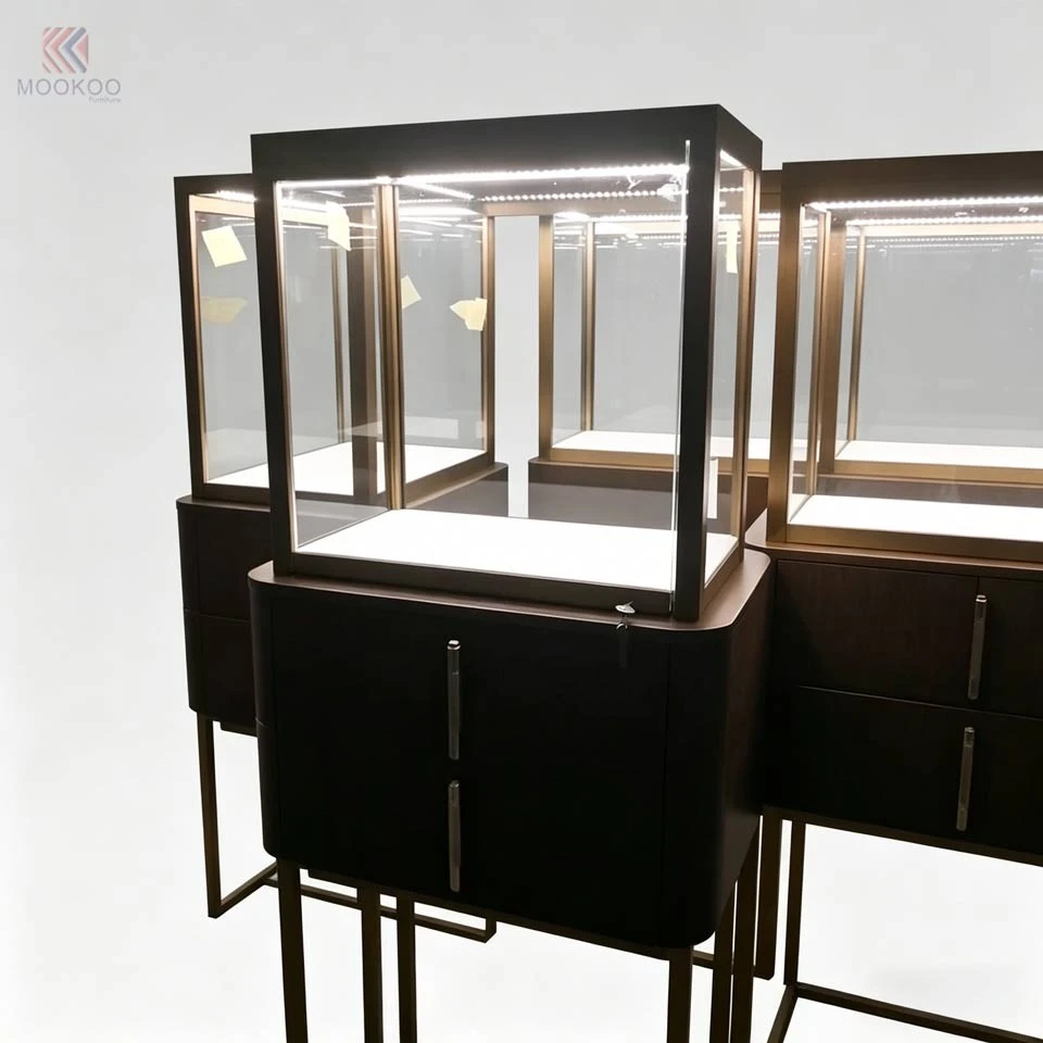 Jewelry Wooden Showcase Wangdian Showcase factory