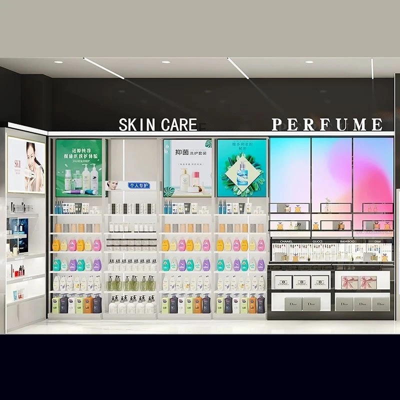 Perfume Make Up Display Stand For Duty Free Shop