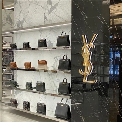 Stondin arddangos bag llaw gwerthu poeth gyda golau LED