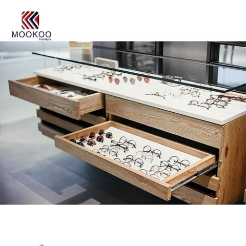 Dyluniad Arddangosfa Silff Wal Arddangosfa Optegol Eyewear