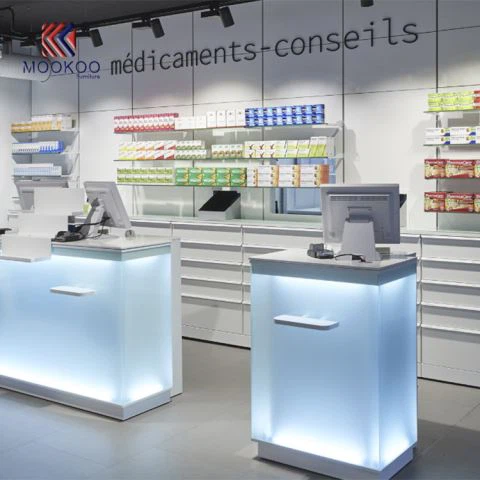 Arddangosfa Cyffuriau Siop Adwerthu